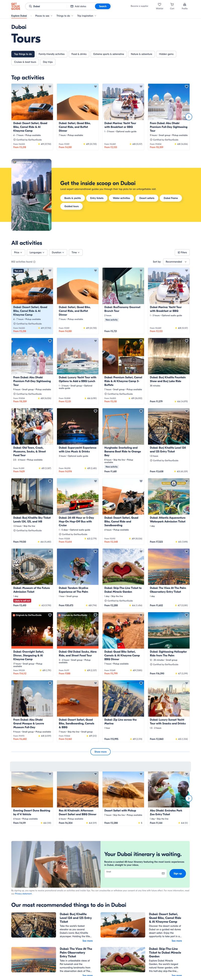 GetYourGuide Dubai Desert Safari 2024 Best Tours, Prices & Experiences